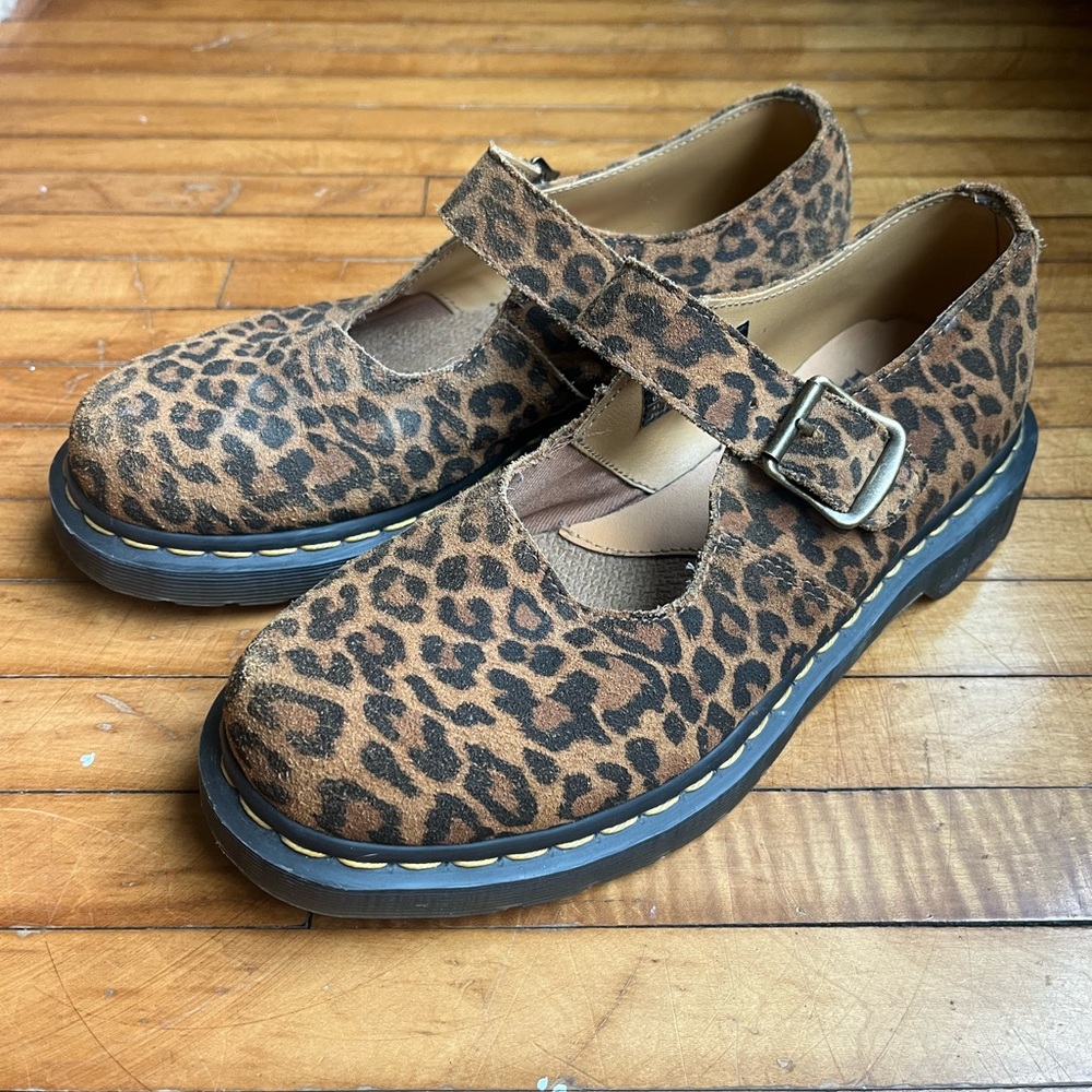 Dr Marten Leopard Print Maryjane’s